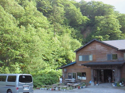 松川温泉の全景